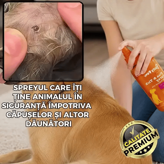 Spray Anti-Purici și Căpușe - PawProtect™